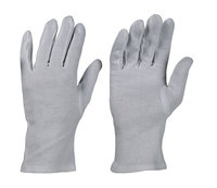 Baumwoll-Trikot-Handschuh "Weiß"